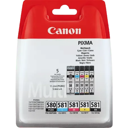 CANON PGI-580 - CLI-581 4-Color Inkjet Printer Cartridge - Multipack