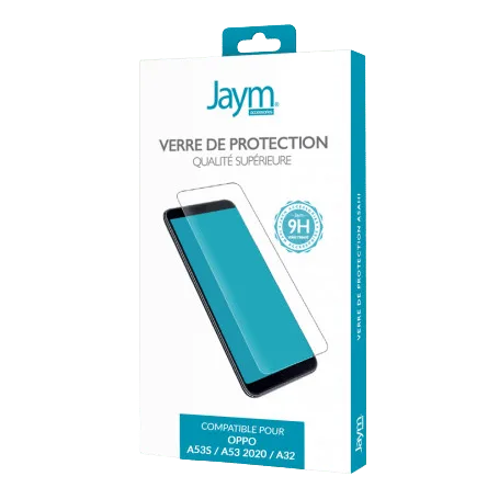 Jaym® - Oppo A53S / A53 2020 / A32 - Verre trempé premium - ASAHI 2.5D
