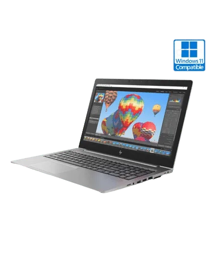 PC portable - HP ZBook 15 G5 - Windows 10 PRO - 15.6" FHD - Intel Core i7-8750H - Quadro P1000 - Argent GRADE A (OCCASION)
