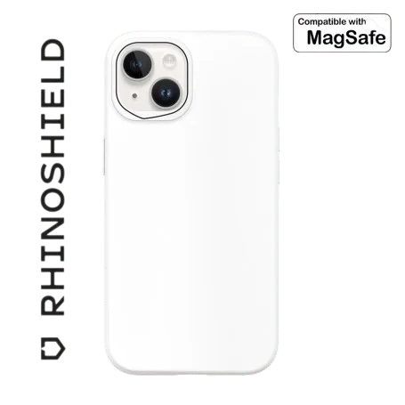 RhinoShield™ - Coque Solidsuit classic - Compatible MagSafe - iPhone 15 - BLANC