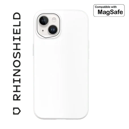RhinoShield™ - Coque Solidsuit classic - Compatible MagSafe - iPhone 15 Plus - BLANC