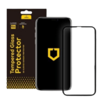 RhinoShield™ – iPhone 15 – Protection écran verre trempé 3D FRAME – Noir
