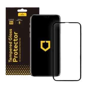 RhinoShield™ – iPhone 15 Pro MAX – Protection écran verre trempé 3D FRAME – Noir
