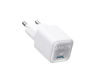 Anker - 511 Nano 3 - Chargeur Rapide USB-C 30W - Blanc - DJOBI