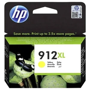 HP 912XL - Cartouche d'encre authentique - Grande capacité - Jaune