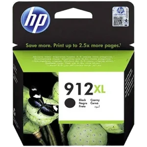 HP 912XL - Cartouche d'encre authentique - Grande capacité - Noir