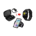 Pack sport essentiel - BLAUPUNKT - Brassard de sport + Ecouteurs + Montre connectée