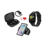 Pack sport essentiel - BLAUPUNKT - Brassard de sport + Ecouteurs + Montre connectée