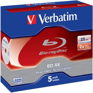 Verbatim – Blu-ray 43615 BD-RE – 5er-Pack