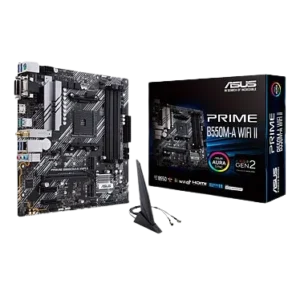 ASUS PRIME B550M-A - WIFI II AMD B550 - Emplacement AM4 - Micro-ATX