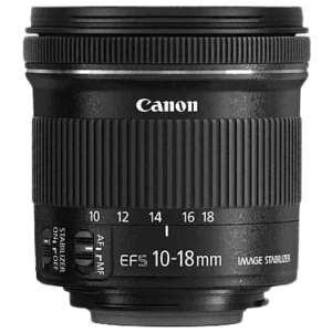 Canon - EF-S 10-18mm f/4.5-5.6 IS STM - Objectif Zoom Grand-Angle - Réflex APS-C EOS