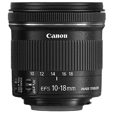 Canon - EF-S 10-18mm f/4.5-5.6 IS STM - Objectif Zoom Grand-Angle - Réflex APS-C EOS