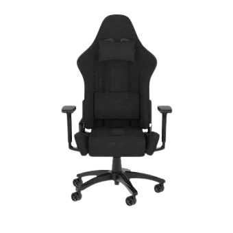 Corsair - Sillón gaming - TC100 Relaxed Fabric - Negro