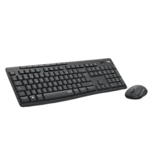 Logitech - Ensemble sans fil souris + clavier AZERTY - MK295 - Gris