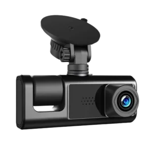 HD камера за кола (Dashcam) – 3 камери: предна, вътрешна и задна – вграден микрофон + високоговорител