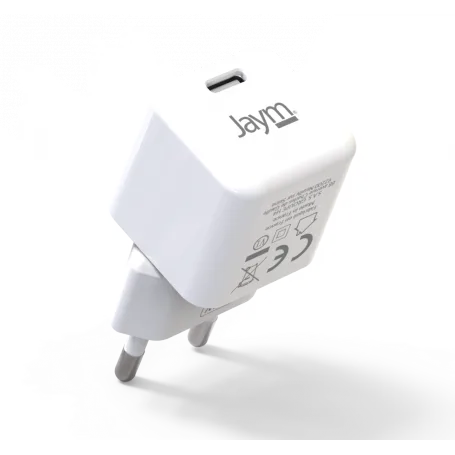 Jaym® - Carregador de parede rápido USB-C de 30 W com PD e PPS - Branco - Fabricado em França, garantia vitalícia – Image 3