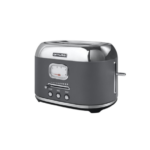 MUSE - Grille pain en acier inoxydable - 2 tranches- Gris