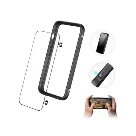 RhinoShield™ - Pacchetto gaming Rhinobuff per iPhone 15 Plus - Bordo protettivo + Protezione per lo schermo – Image 6