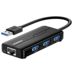 Ugreen – USB 3.0-Hub – USB-RJ45-Ethernet-Adapter – 1000 Mbit/s – Kompatibel mit macOS, Windows und Linux