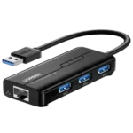 Ugreen - Hub USB 3.0 - Ethernet Adaptateur USB RJ45 - 1000 Mbps - Compatible MAC OS, Windows, Linux