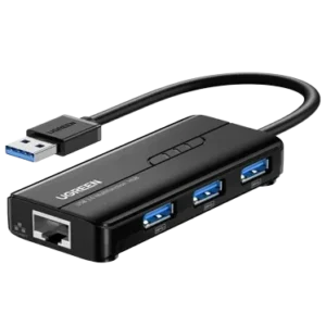 Ugreen - Hub USB 3.0 - Ethernet Adaptateur USB RJ45 - 1000 Mbps - Compatible MAC OS, Windows, Linux