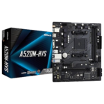 ASRock - A520M-HVS Carte mère Micro ATX Socket AM4 AMD A520 - 2x DDR4