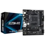 ASRock - A520M-HVS Micro ATX-moederbord met AM4-socket, AMD A520 - 2x DDR4