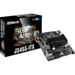ASRock - J3455-ITX Carte mère Mini ITX - Intel Celeron J3455 - 4 x SATA 6 Gb/s - 2x DDR3