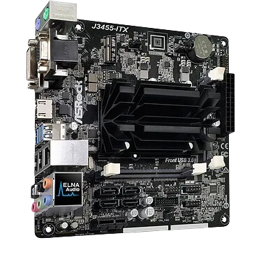 ASRock - J3455-ITX Carte mère Mini ITX - Intel Celeron J3455 - 4 x SATA 6 Gb/s - 2x DDR3 – Image 3