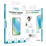 Jaym® – Apple iPhone 16 – Pack intégral coque souple + verre trempe 9H 2.5D
