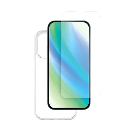 Jaym® – Apple iPhone 16 – Pack intégral coque souple + verre trempe 9H 2.5D – Image 2