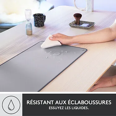Logitech - DESK MAT - Studio Series - Tapis de Bureau - Gris – Image 3