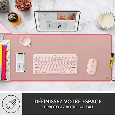 Logitech – DESK MAT – Studio Series – Mauspad – Rosa – Image 2