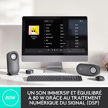 Logitech - Z407 - Haut-parleurs Bluetooth pour ordinateur avec Subwoofer et commande sans fil – Image 2