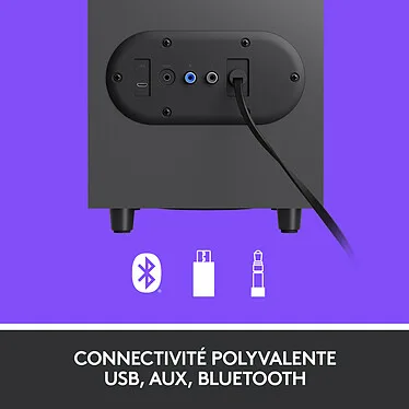 Logitech - Z407 - Haut-parleurs Bluetooth pour ordinateur avec Subwoofer et commande sans fil – Image 5