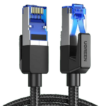 Ugreen - Cable Ethernet Cat 8 - Réseau RJ45 Super Débit 40Gbps 2000MHz - Nylon Tressé Double Blindage