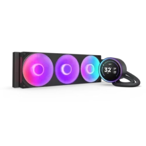 NZXT - Kraken Elite 360 RGB - Refroidissement liquide AIO 360 mm avec écran LCD IPS de 2,72 pouces + RGB - Noir