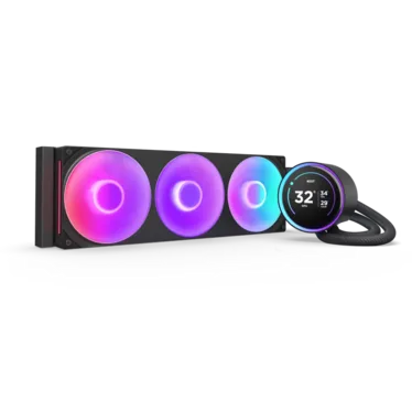 NZXT - Kraken Elite 360 RGB - Refroidissement liquide AIO 360 mm avec écran LCD IPS de 2,72 pouces + RGB - Noir