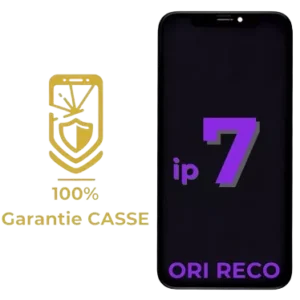 Ecran LCD iPhone 7 Original Reconditionné - Noir - Garantie 100% CASSE
