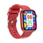 Montre connectée intelligente IGO Watch 3 Partel - Assistant vocal - Fréquence cardiaque - IP67 – Bluetooth 5.3 - Rouge