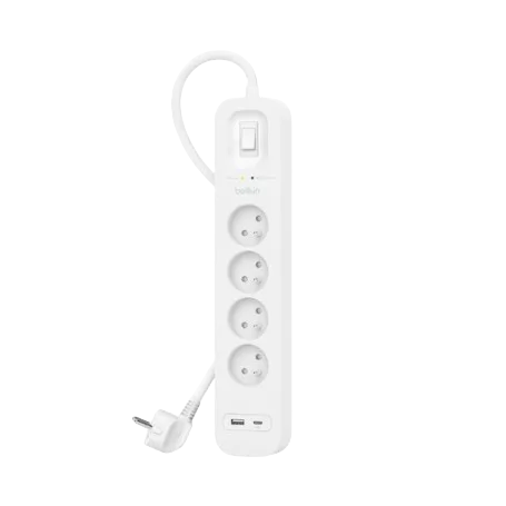 Prise parafoudre 4 prises + 1 USB-A + 1 USB-C PD - Belkin – Image 5