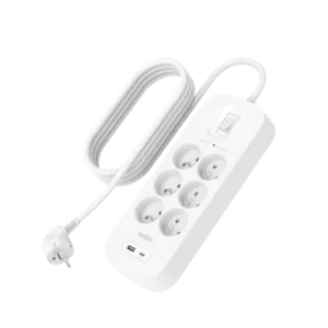 Prise parafoudre 6 prises + 1 USB-A + 1 USB-C PD - Belkin