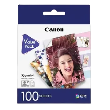 100 Blatt Canon ZINK™-Fotopapier, 5 x 7,6 cm