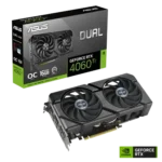 ASUS Dual – RTX4060TI-O16G-EVO – NVIDIA GeForce RTX 4060 Ti – 16 GB GDDR6