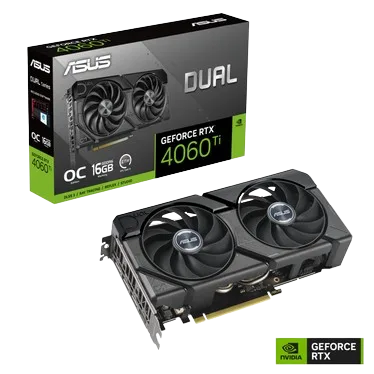 ASUS Dual – RTX4060TI-O16G-EVO – NVIDIA GeForce RTX 4060 Ti – 16 GB GDDR6