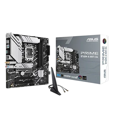 ASUS Prime B760M-A D4 - Wi-Fi - Intel B760 LGA 1700 - Micro-ATX