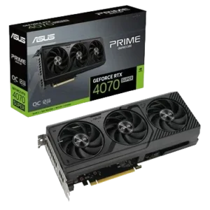 ASUS Prime - RTX4070S-O12G - NVIDIA GeForce RTX 4070 SUPER - 12Go GDDR6X