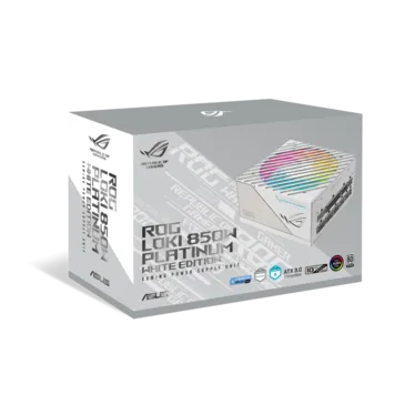 ASUS ROG Loki SFX-L - Alimentation 850W PLATINUM - 24-pin ATX - Blanc – Image 2