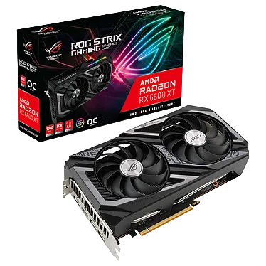 ASUS ROG - STRIX-RX6600XT-O8G-GAMING - AMD Radeon RX 6600 XT - 8Go GDDR6