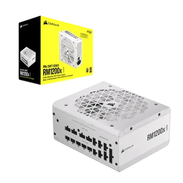 Corsair RMx Series RM1200x SHIFT - Alimentation 1200W - 24-pin ATX - Blanc